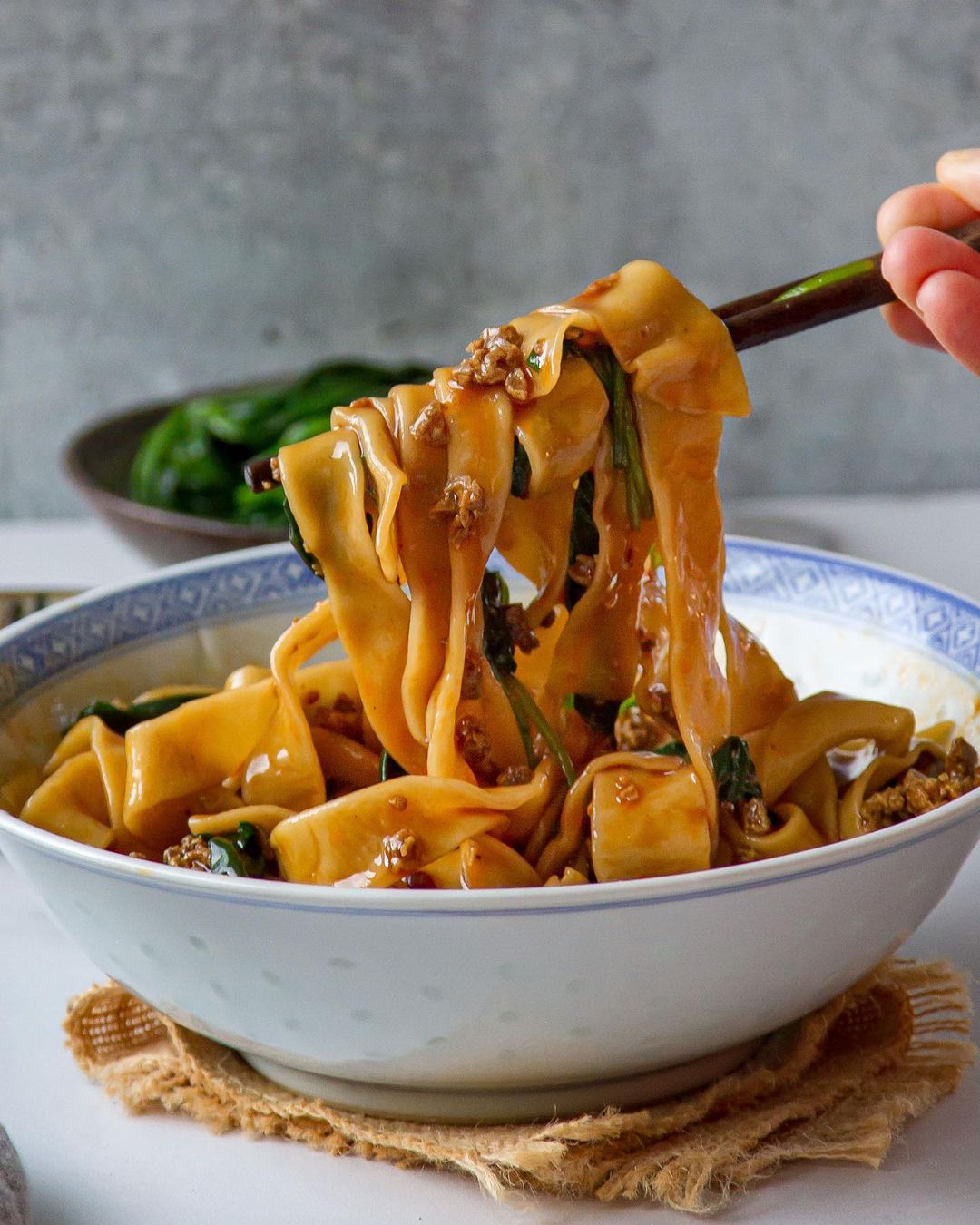 'Saucy Homemade Noodles'