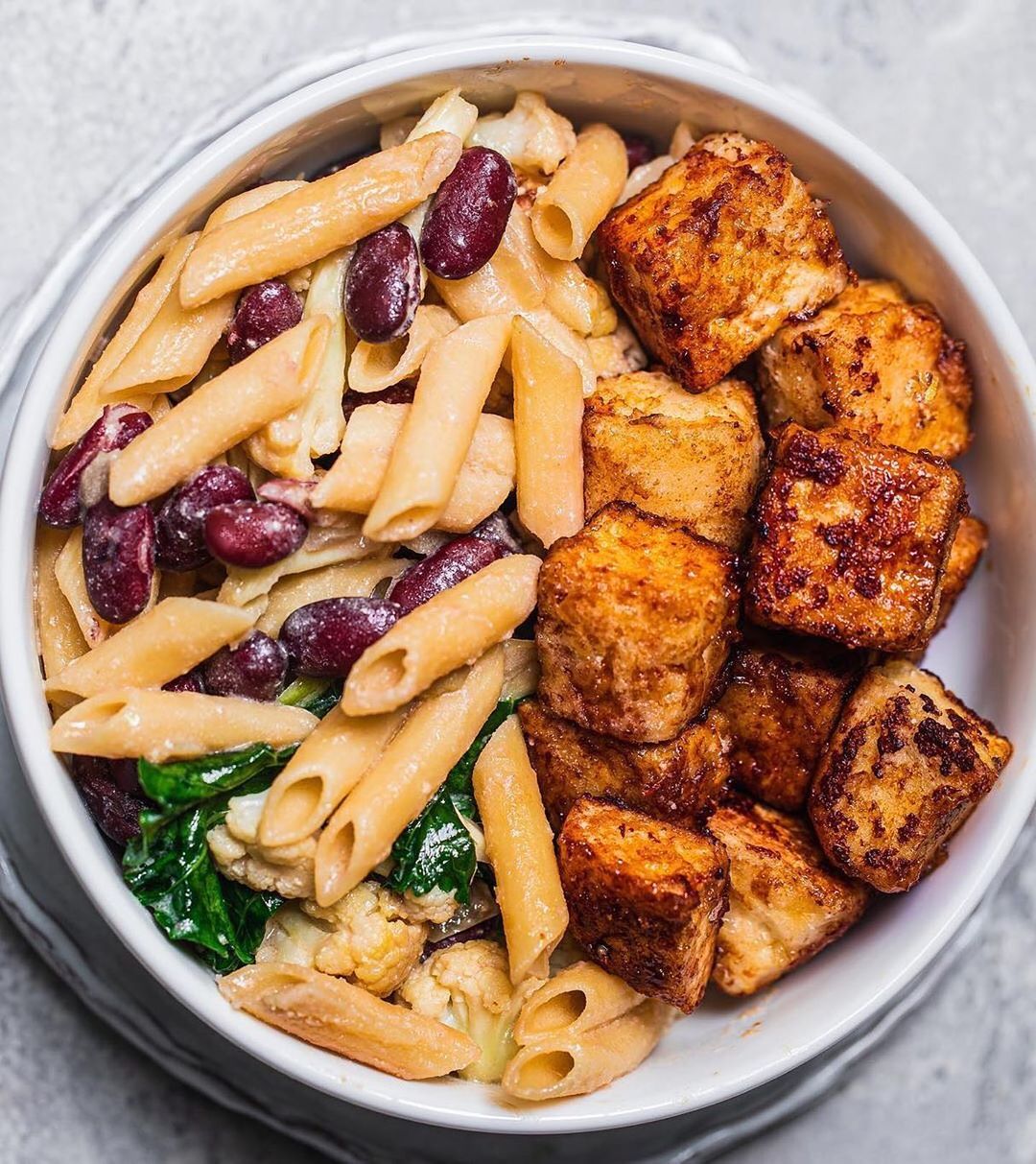 Creamy Red Kidney Bean Pasta
