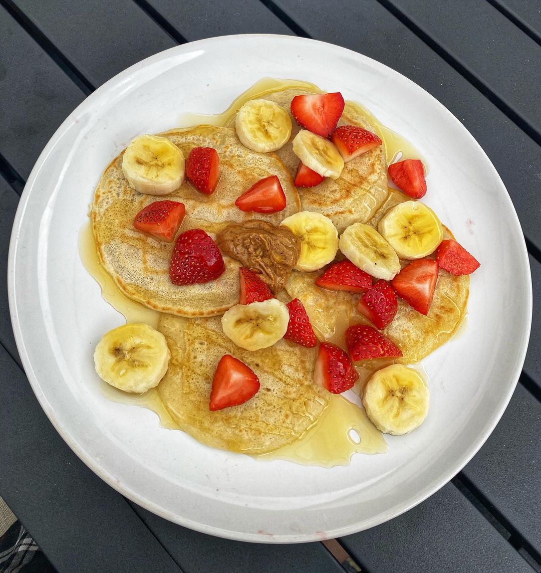 I Used My Usual Pancake Recipe (Makes 10 Pancakes)