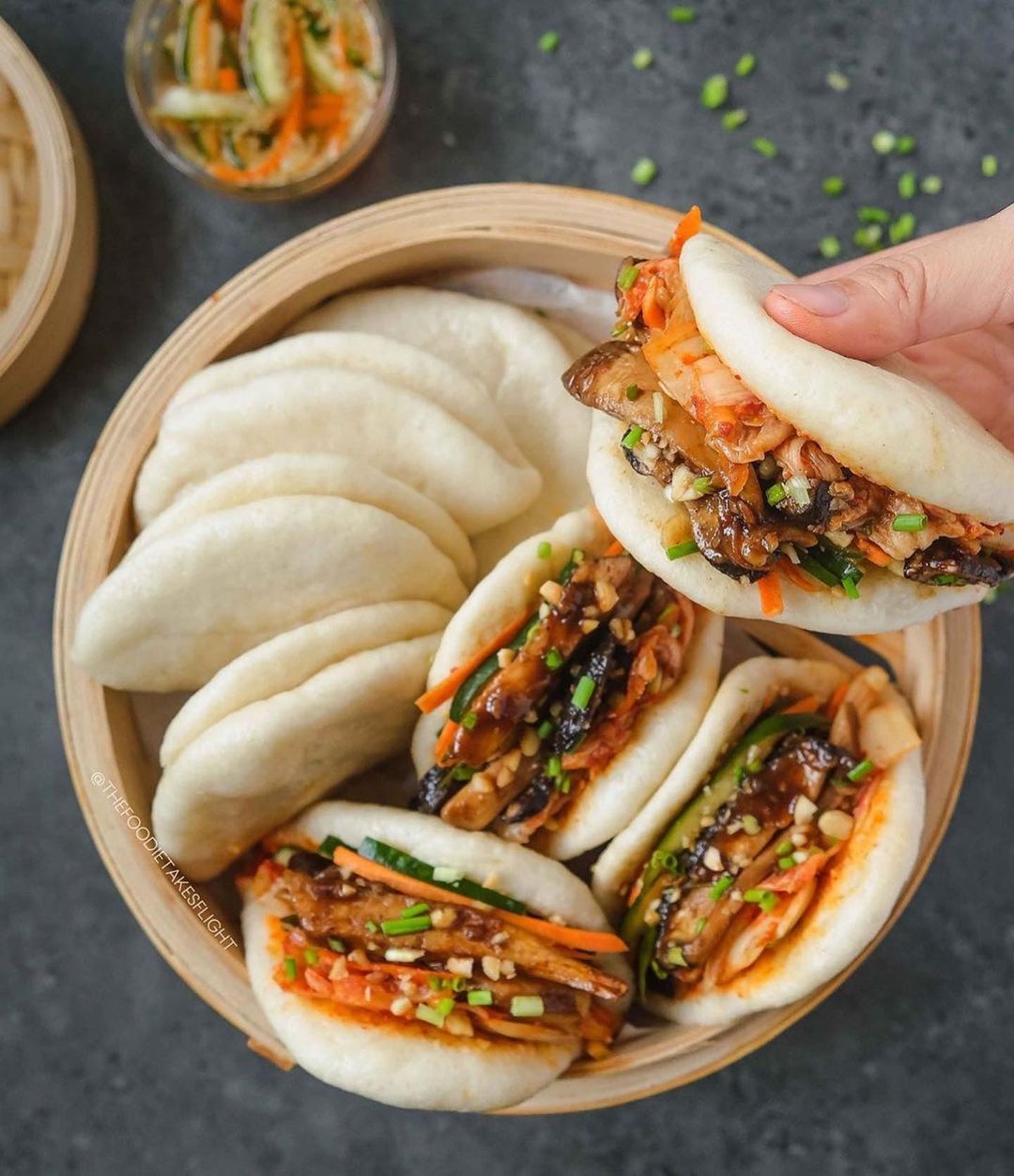 Hoisin Mushroom Gua Baos