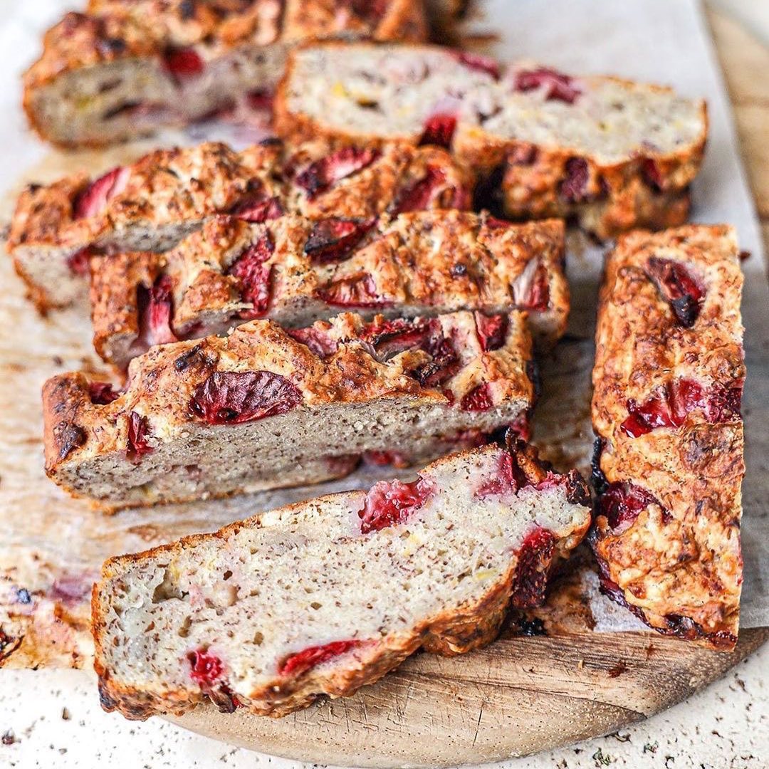 Strawberry Banana Bread