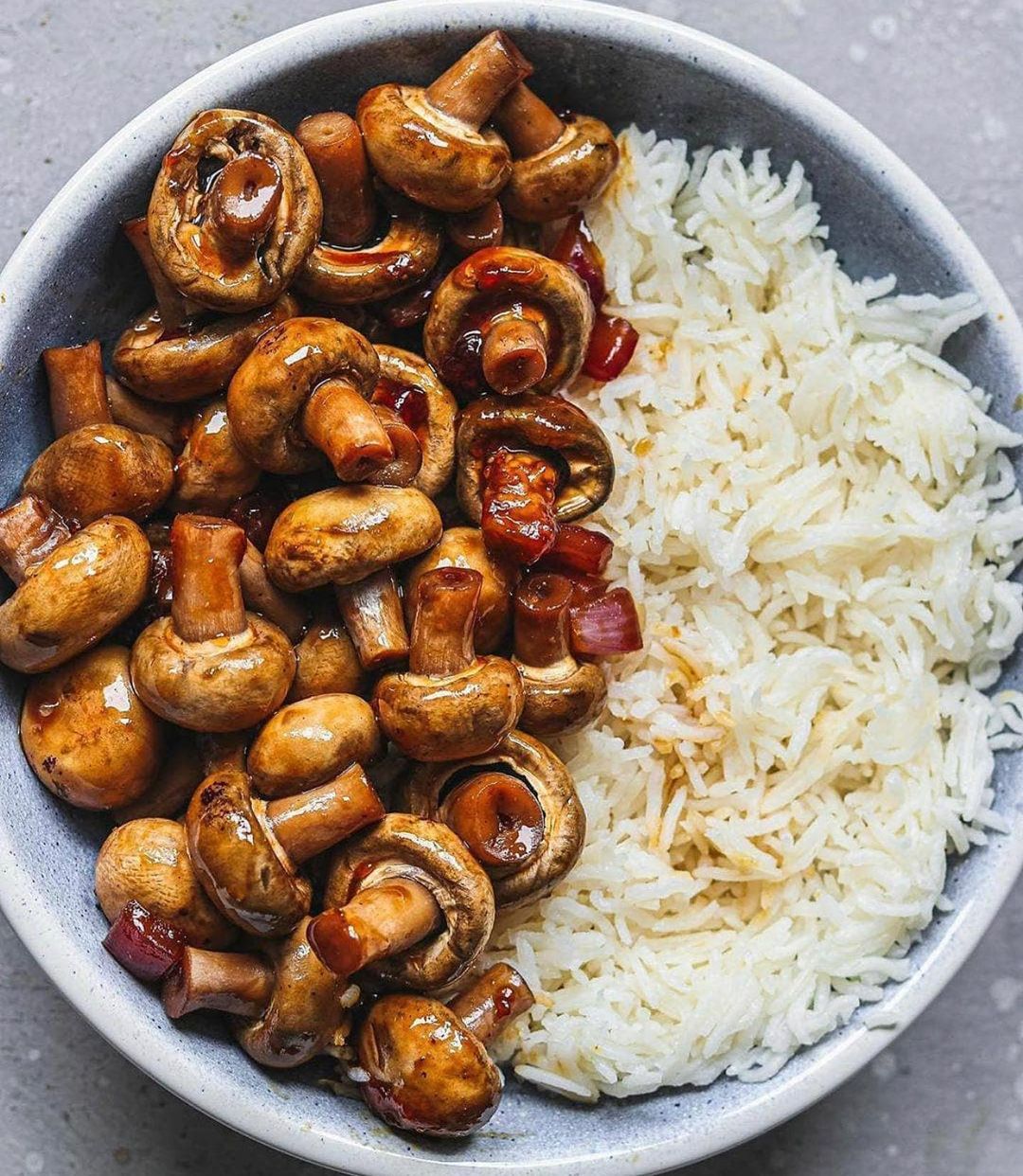 Easy Miso Glazed Mushrooms