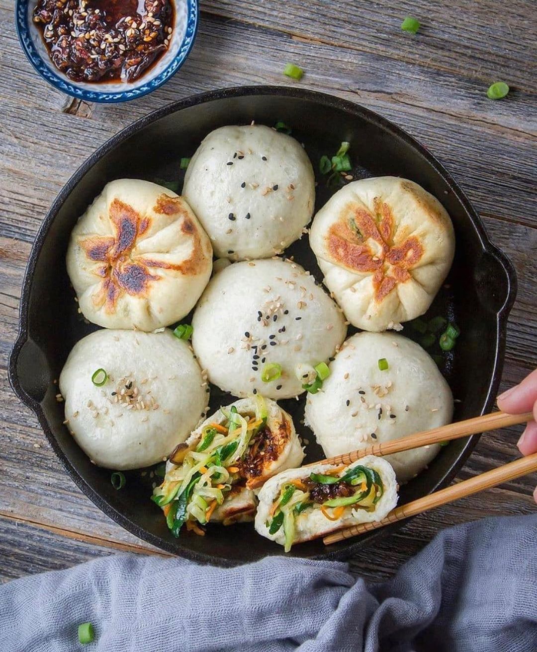 Pan-Fried Zucchini Buns!