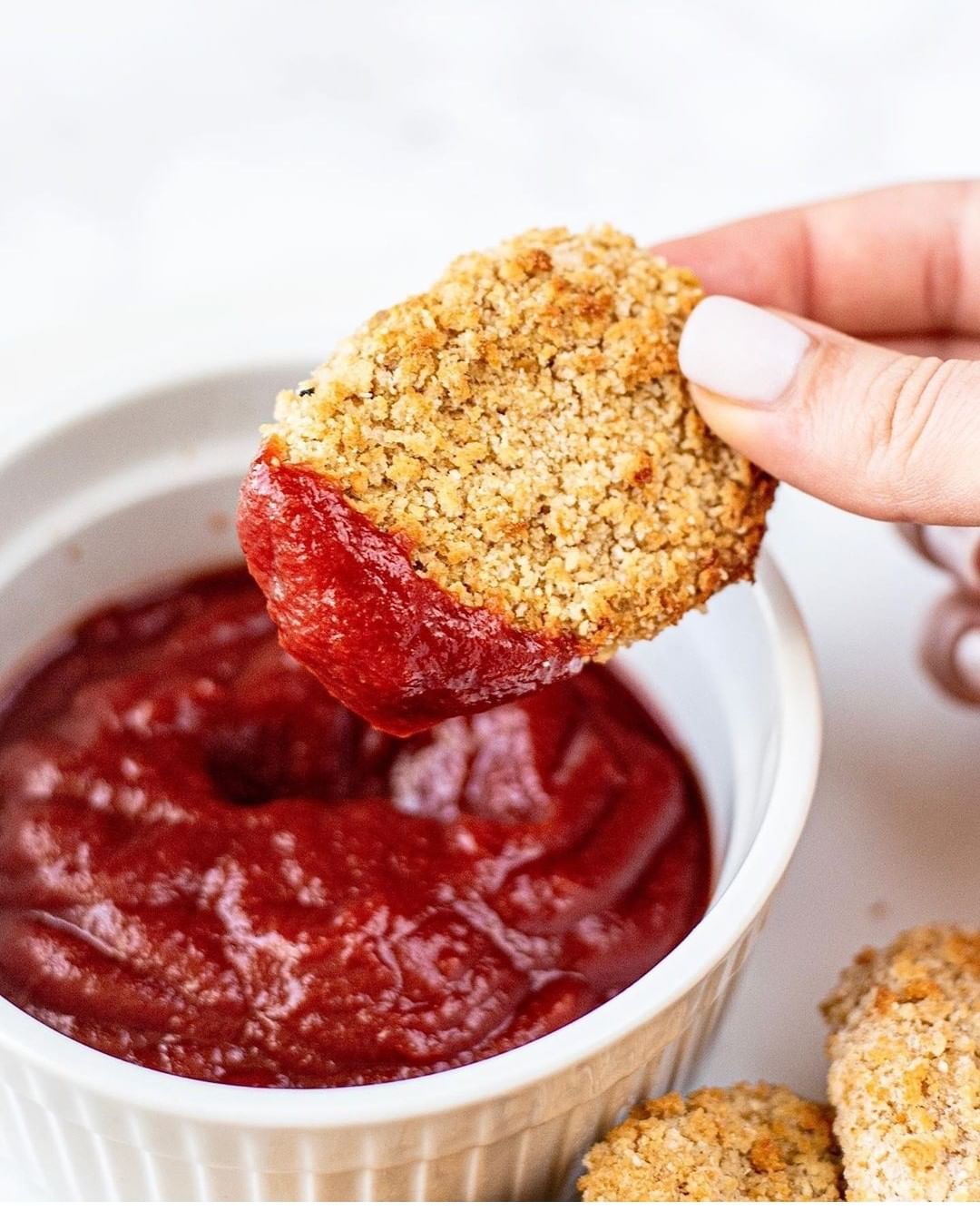 Crispy Vegan Chickpea Chicken Nuggets