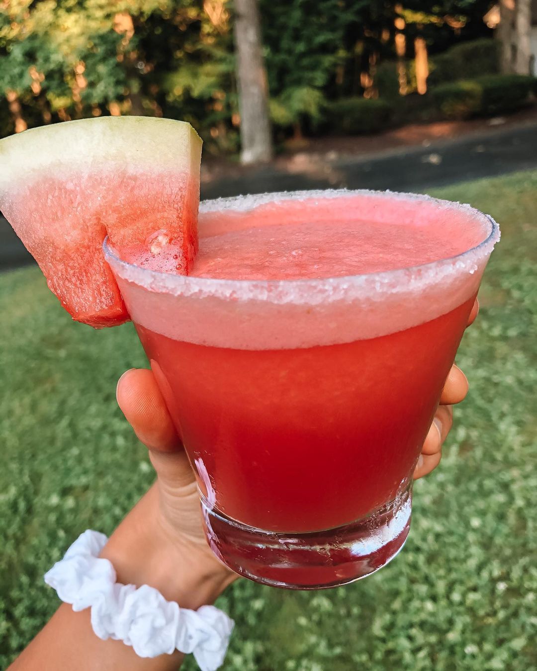 Watermelon Margaritas with Tequila and Lime