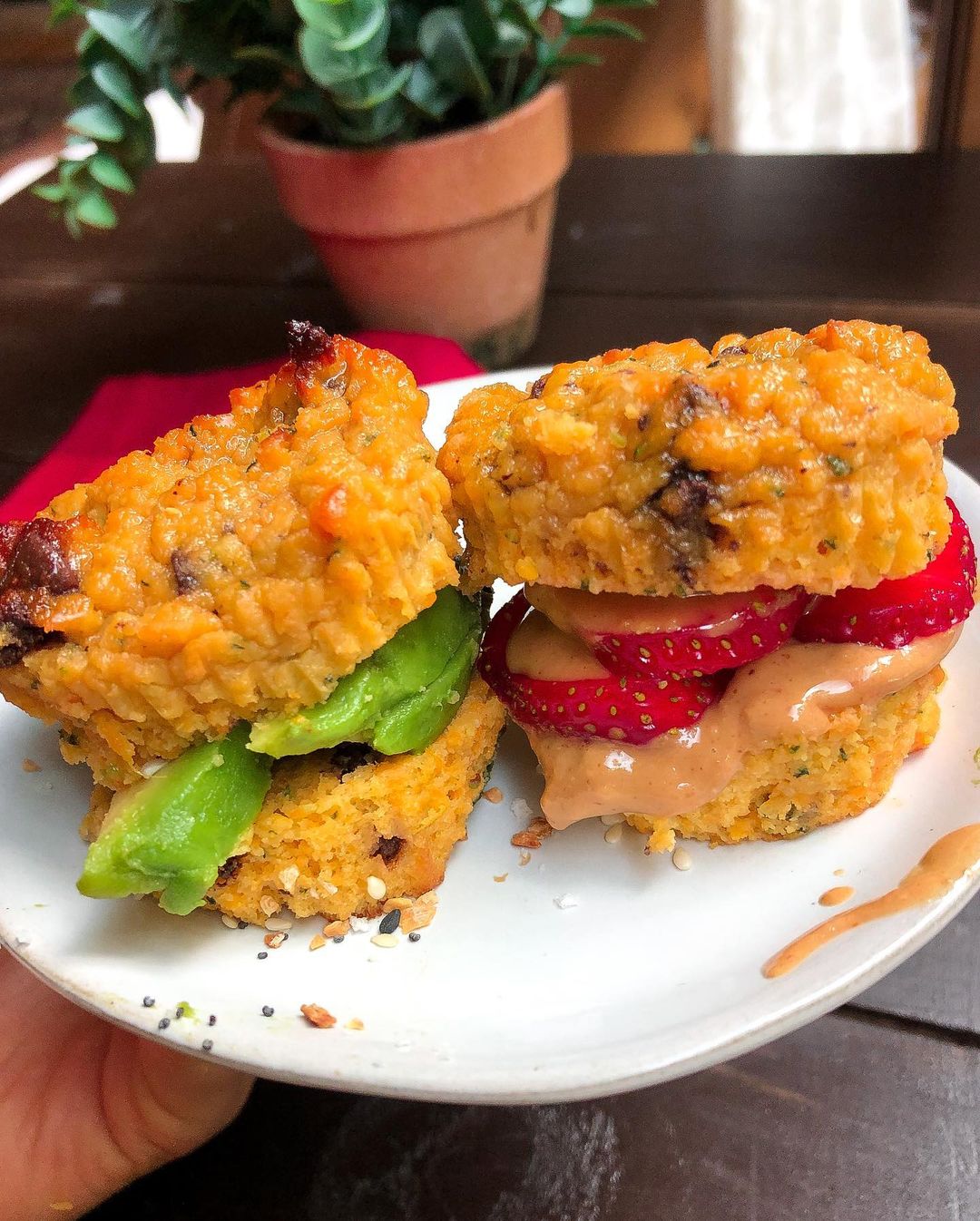 Sweet Potato Zucchini Muffins