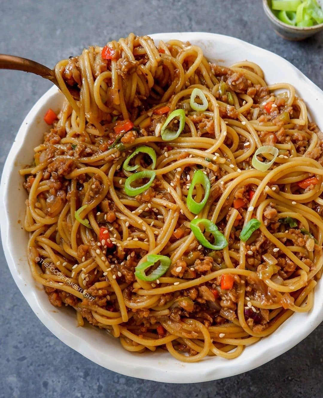 Chinese Style Bolognese Pasta with Umami Sauce