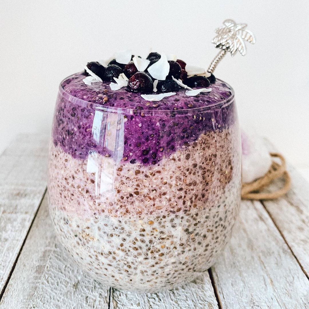 Layered Ombre Chia Pudding
