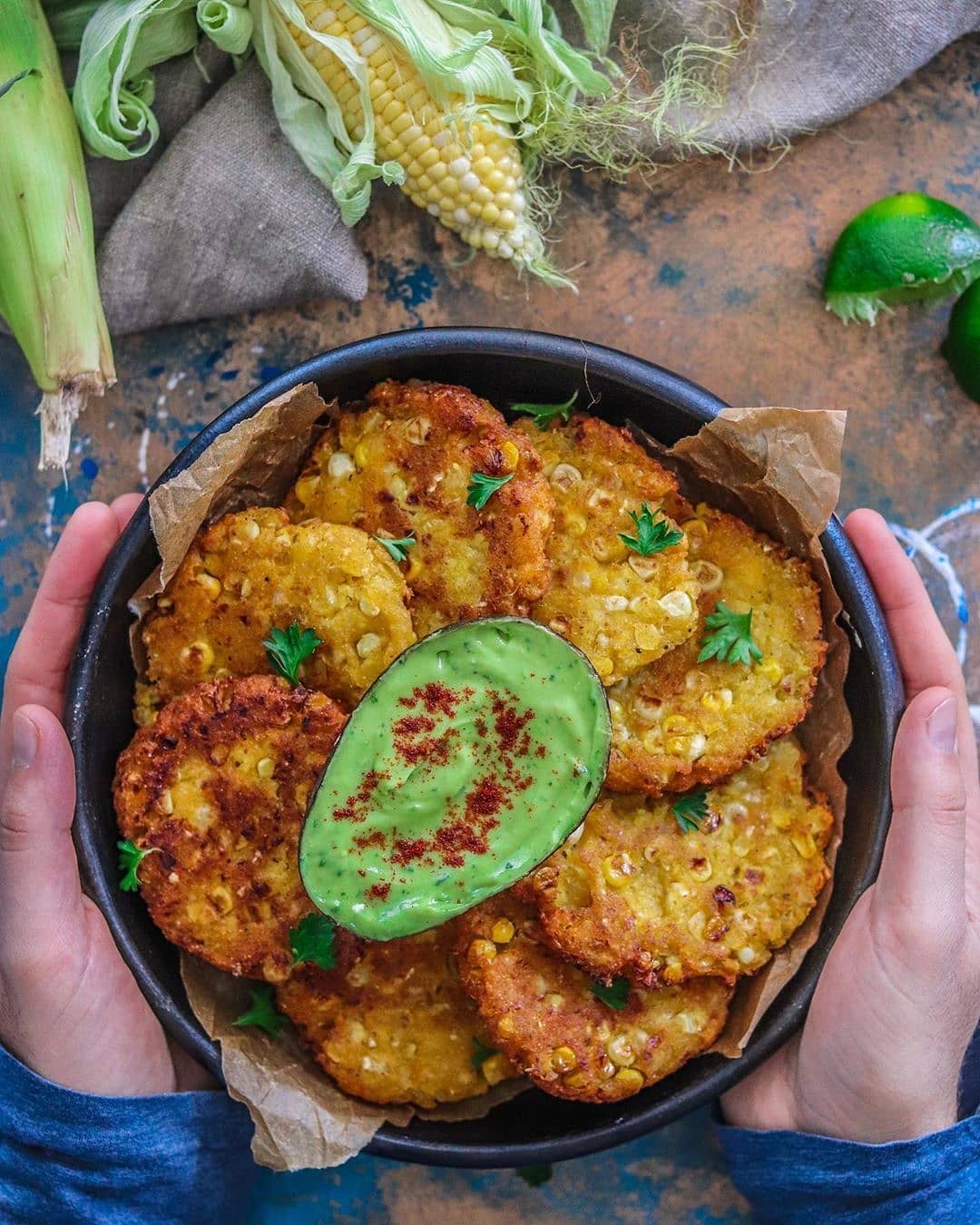 Spicy Corn Fritters