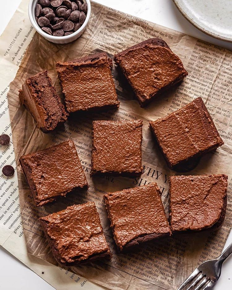 Sugar-Free Brownies with Banana and Cocoa