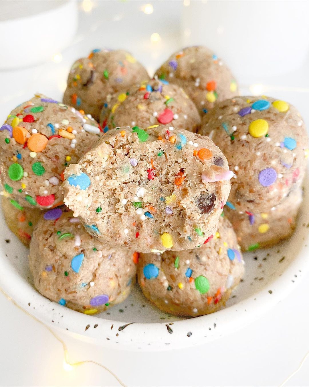 Funfetti Cookie Dough Bites