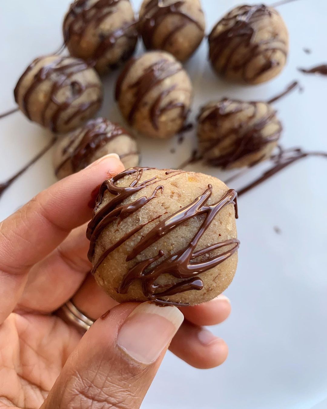 Five Ingredient Cookie Dough Bliss Balls