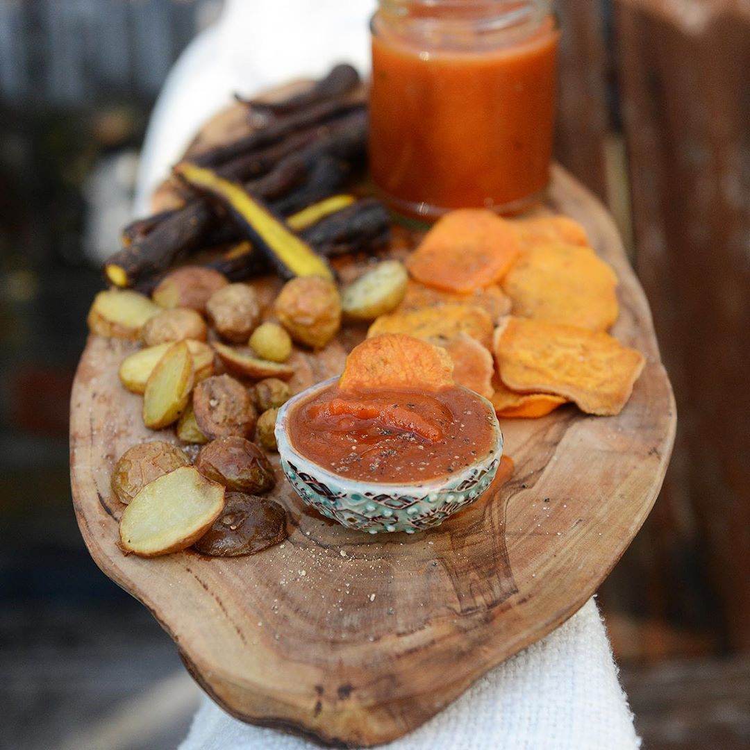Homemade Ketchup with Tomatoes and Spices