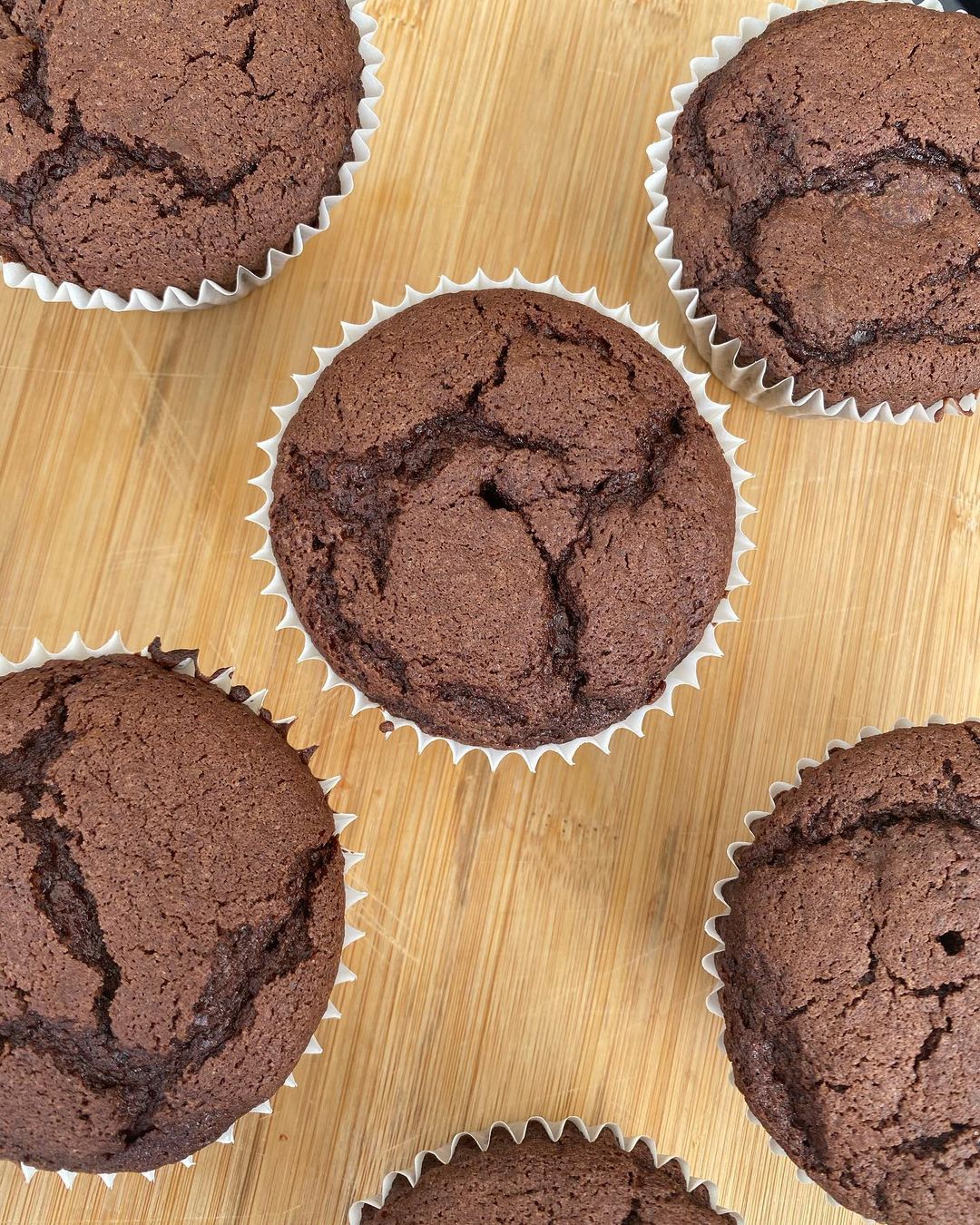 Delicious Vegan Double Chocolate Muffins
