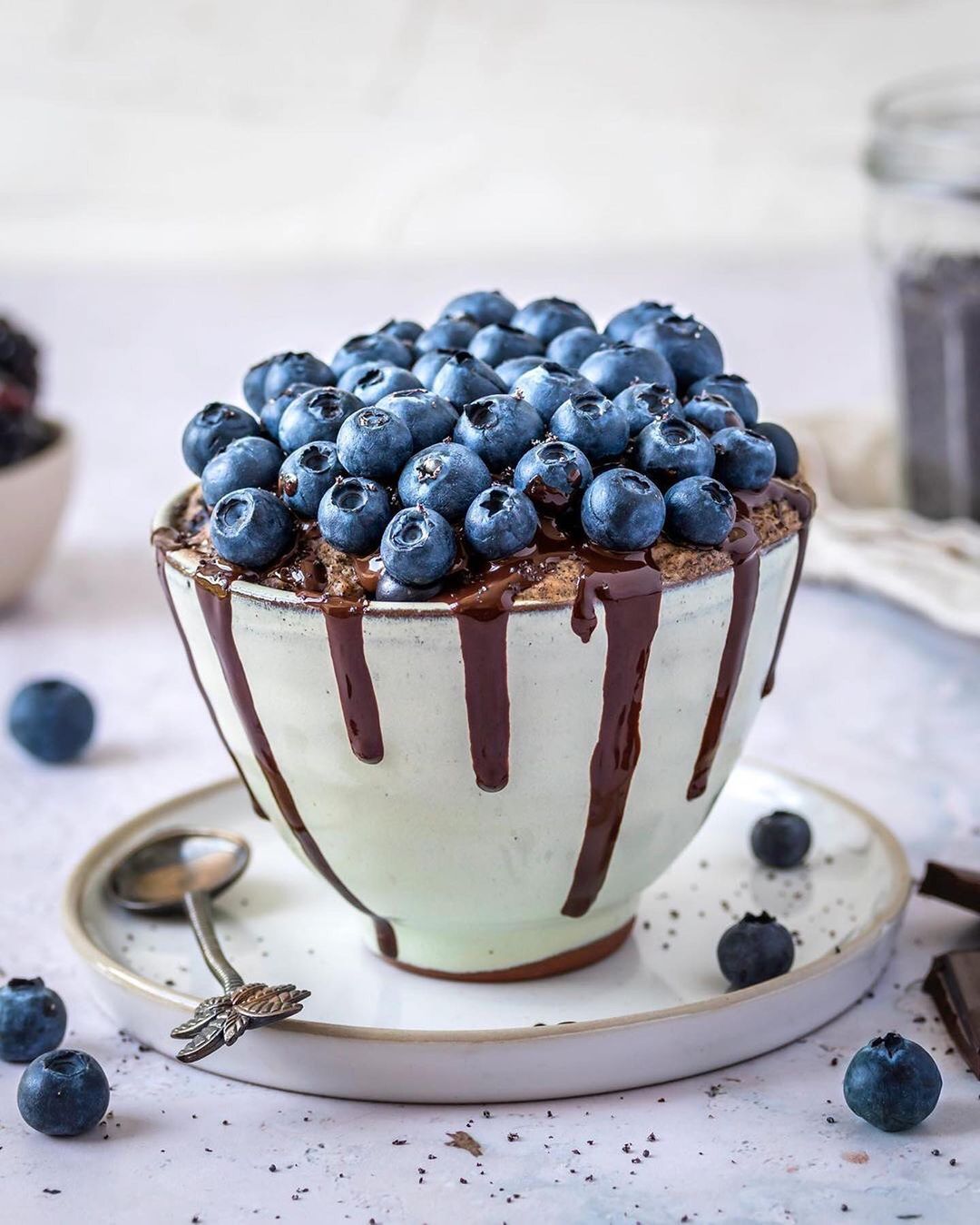 Vegan Vanilla-Poppy Seed Mug Cake