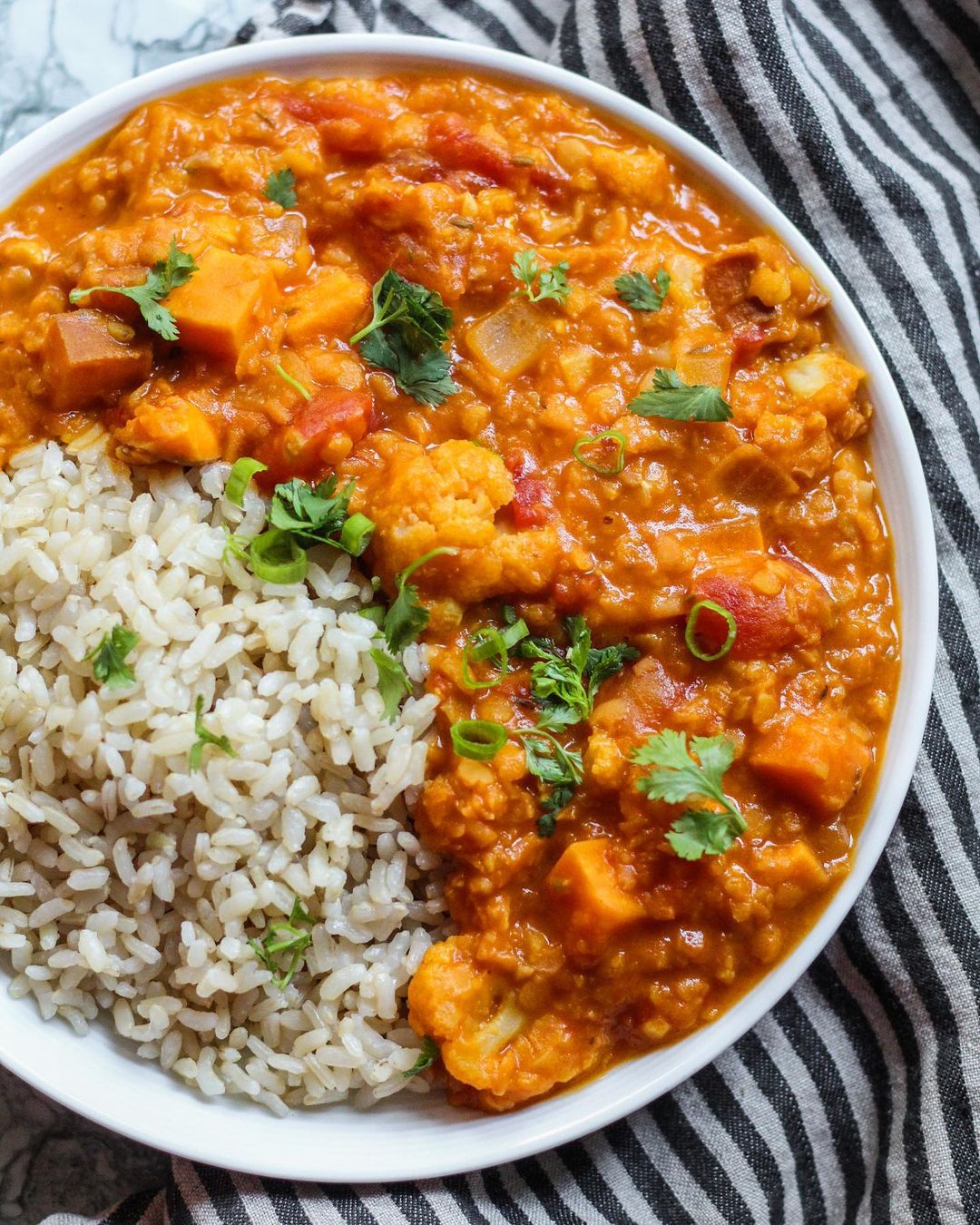 Coconut Spiced Red Lentils