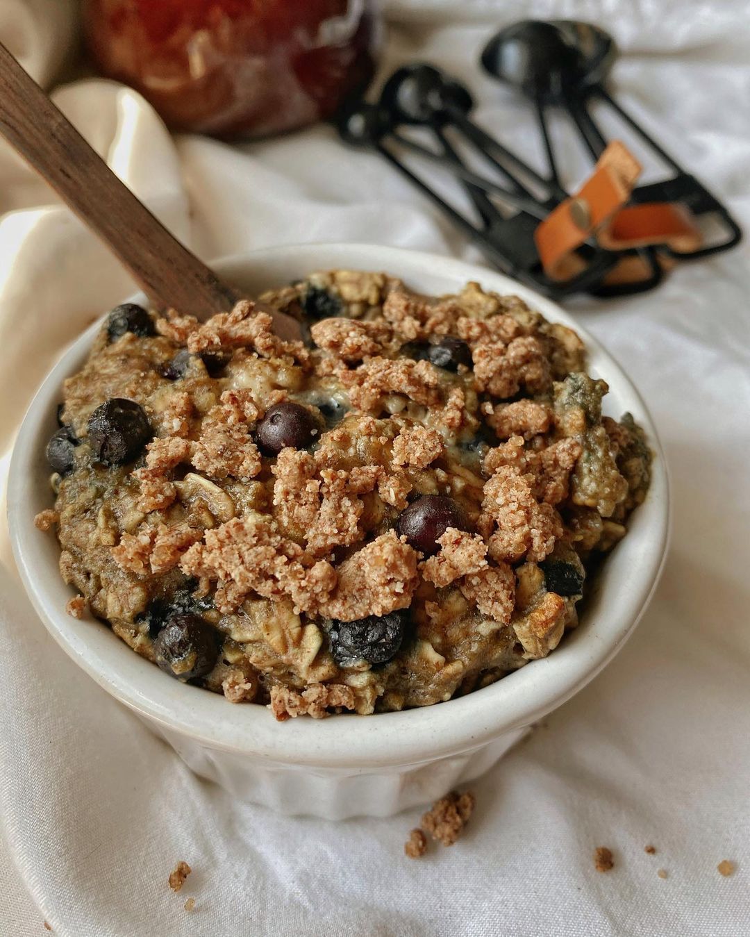 Gluten-Free Blueberry Crumble Mug Cake