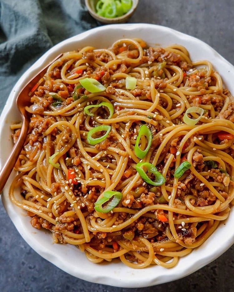 Chinese Style Bolognese Pasta with Umami Sauce