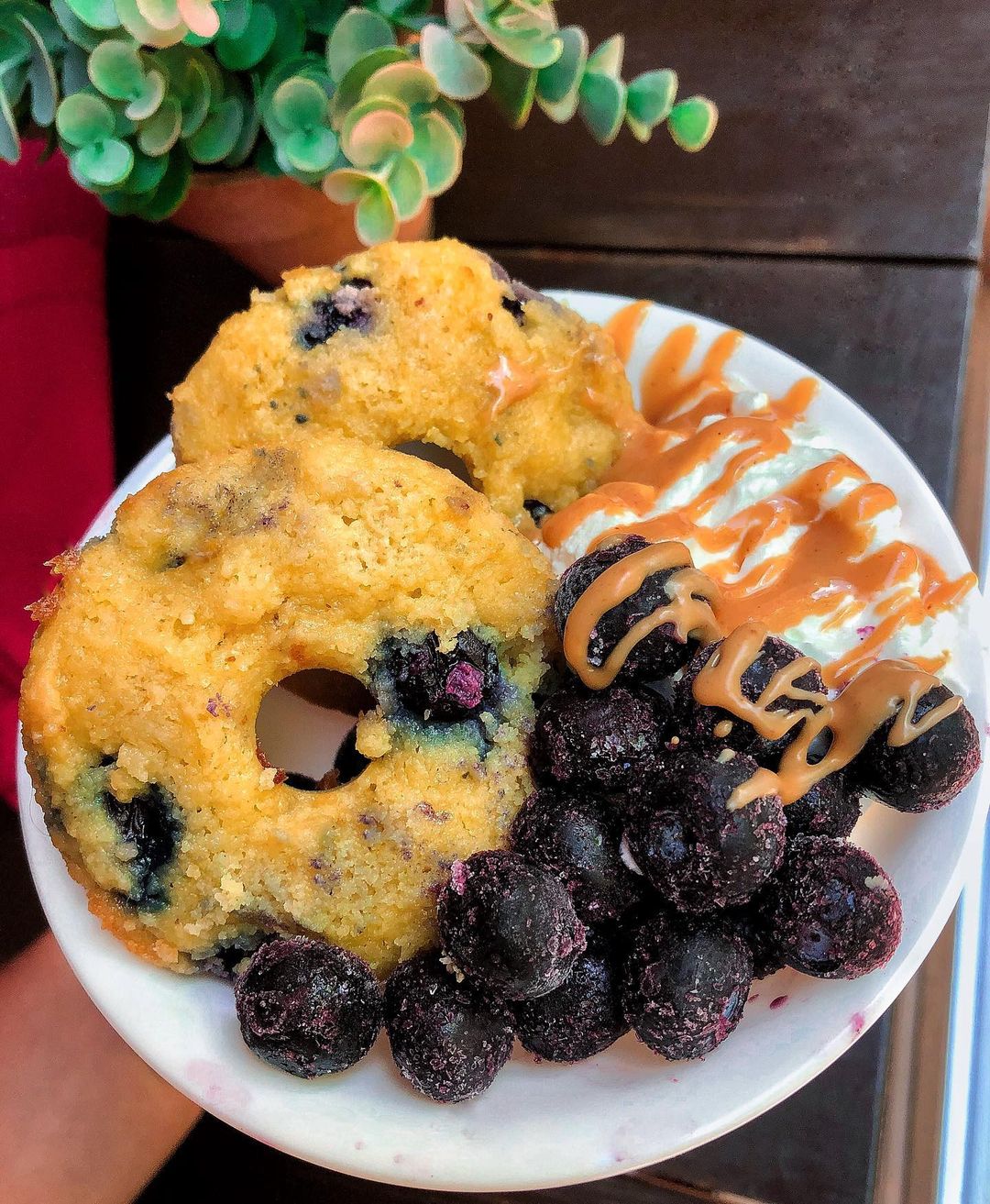 Homemade Gluten-Free Blueberry Donuts