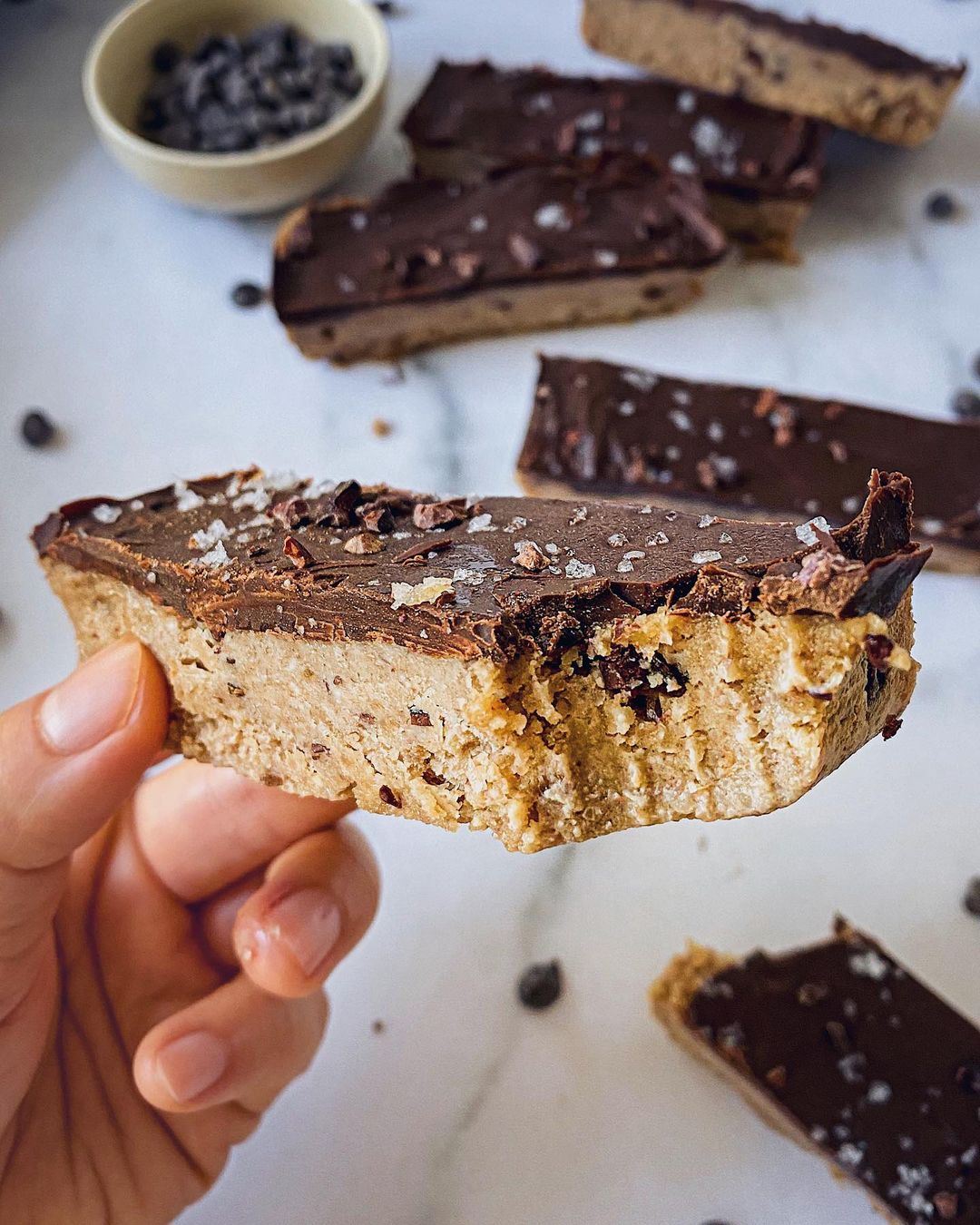 No Bake Cookie Dough Bars