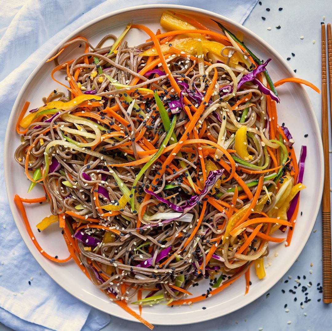 Sesame Soba Noodle Salad