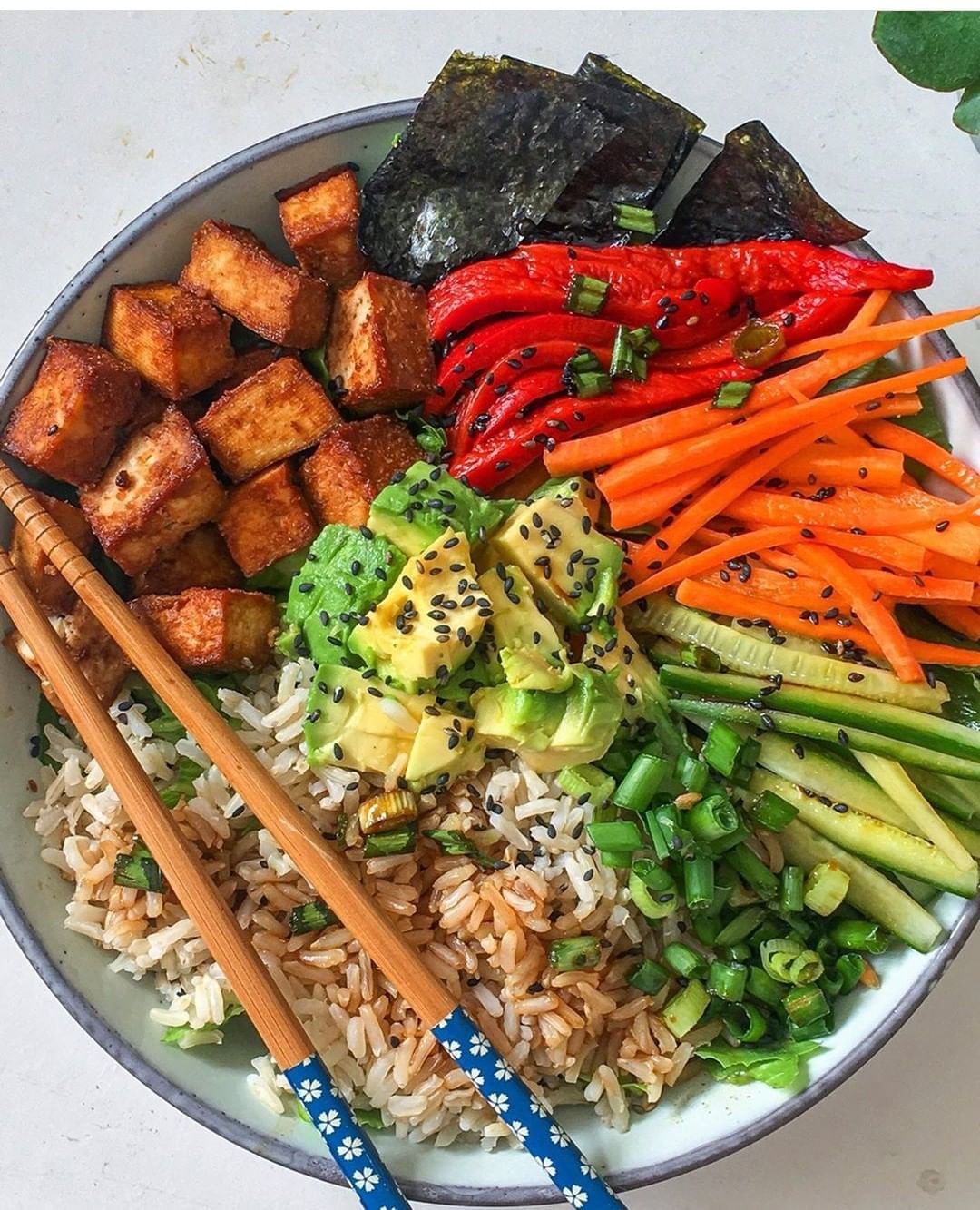 Loaded Sushi Bowl with Sweet Soy Ginger Sauce