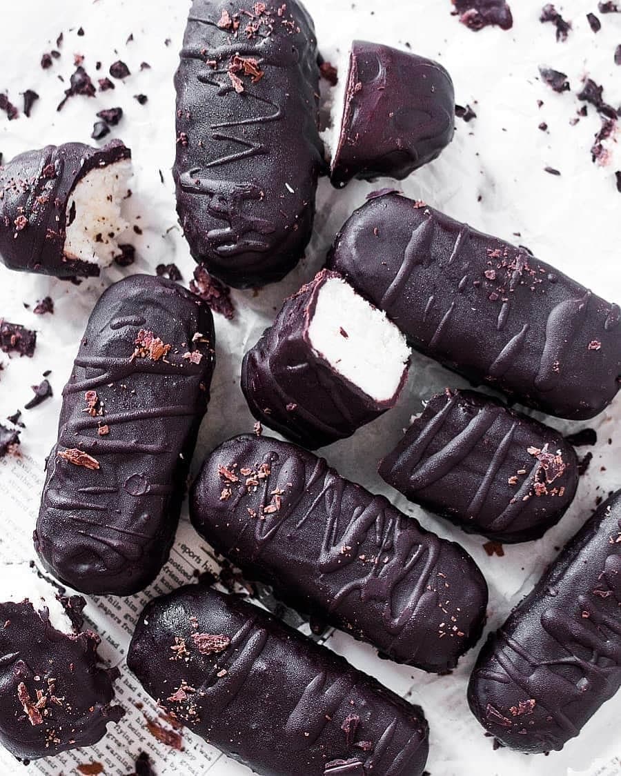 Quick Vegan Chocolate Bounty Bars