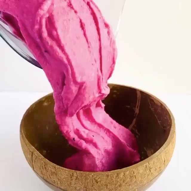 Dreamy Pink Sorbet with Strawberry and Watermelon