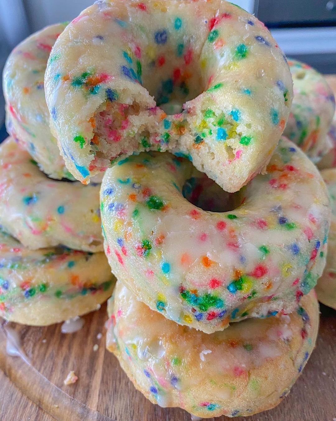 One-Bowl Vegan Funfetti Donuts