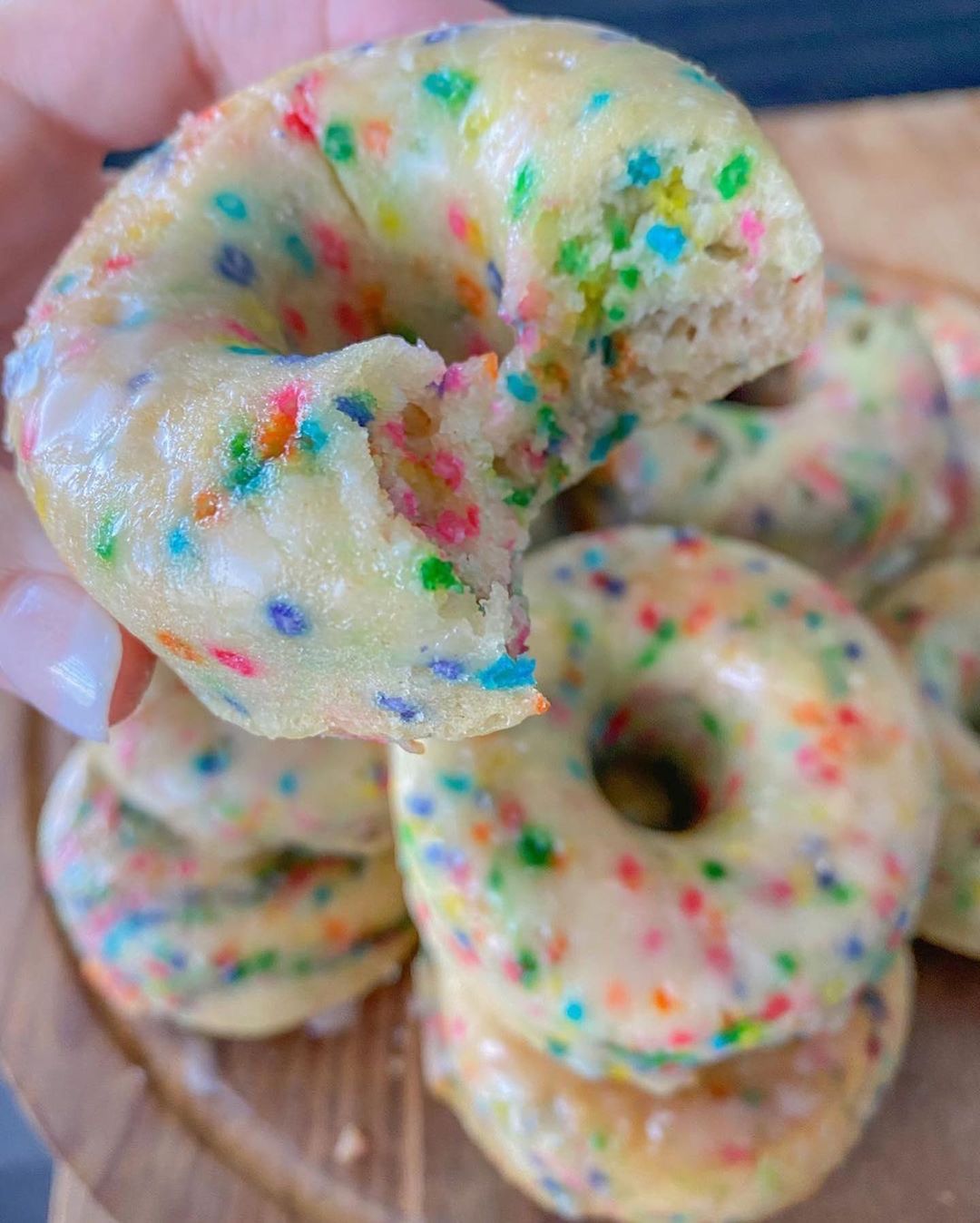 One-Bowl Vegan Funfetti Donuts