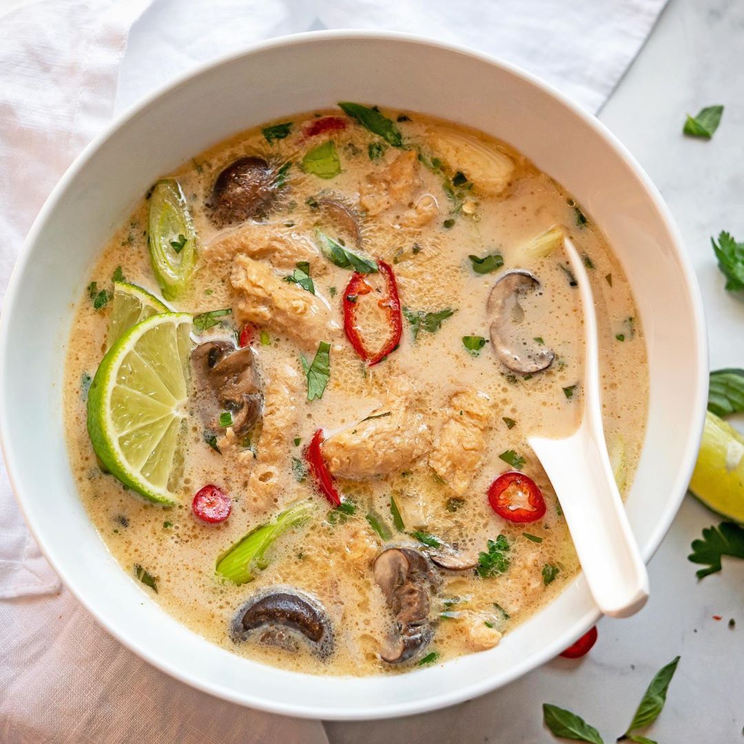 Thai Coconut Chicken Soup
