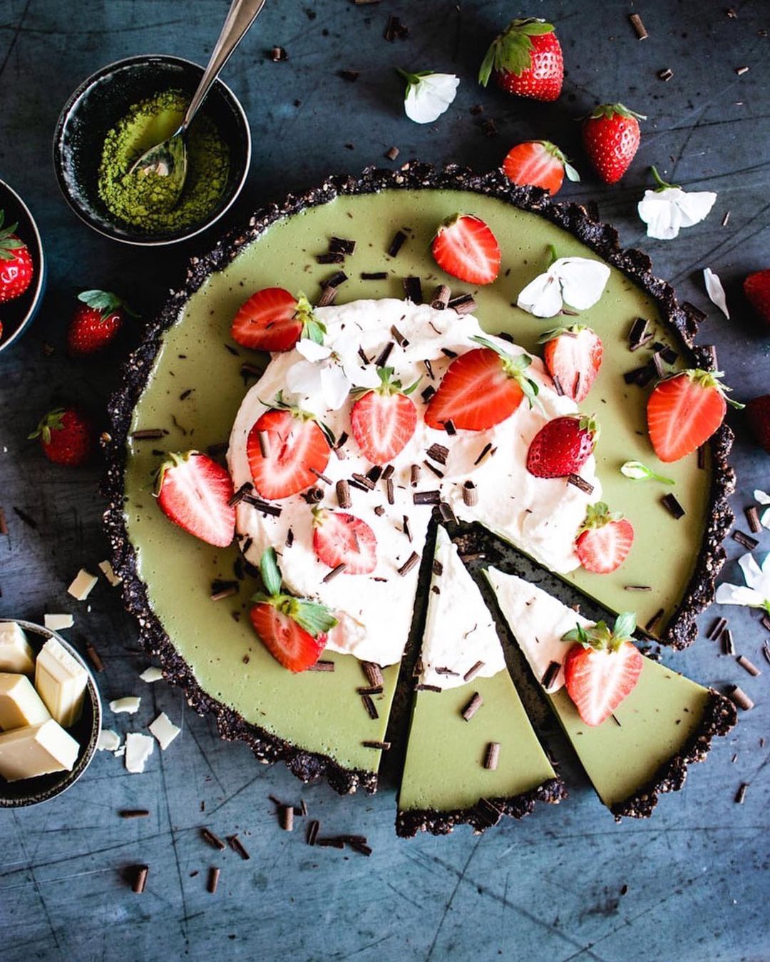 Double Chocolate Matcha Tart