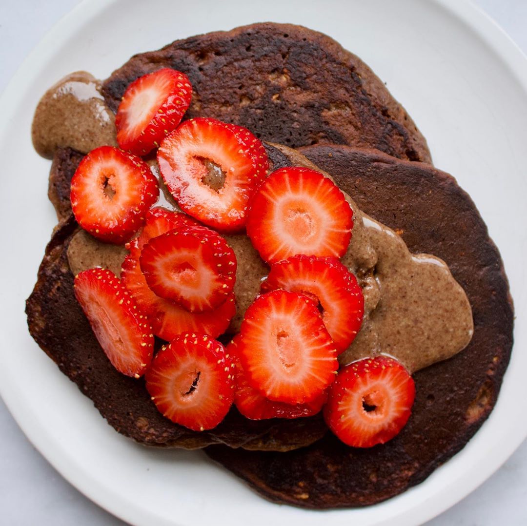 Vegan Chocolate Beauty Pancakes