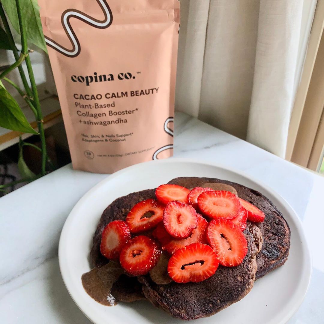 Vegan Chocolate Beauty Pancakes