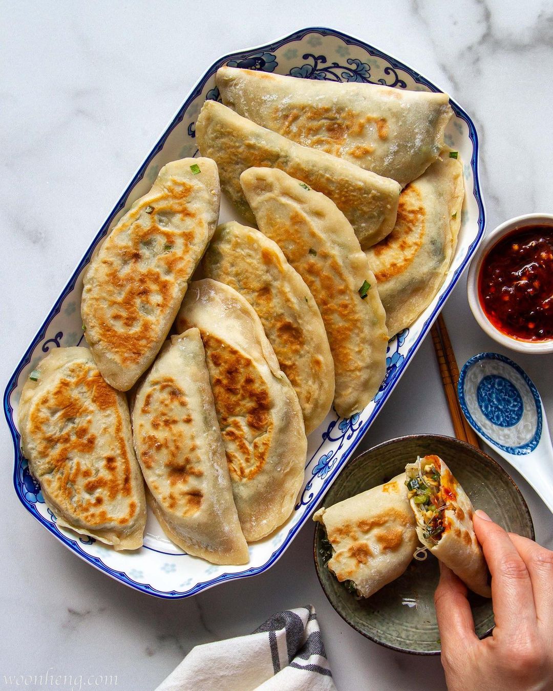 Vegan Chinese Chive Pockets