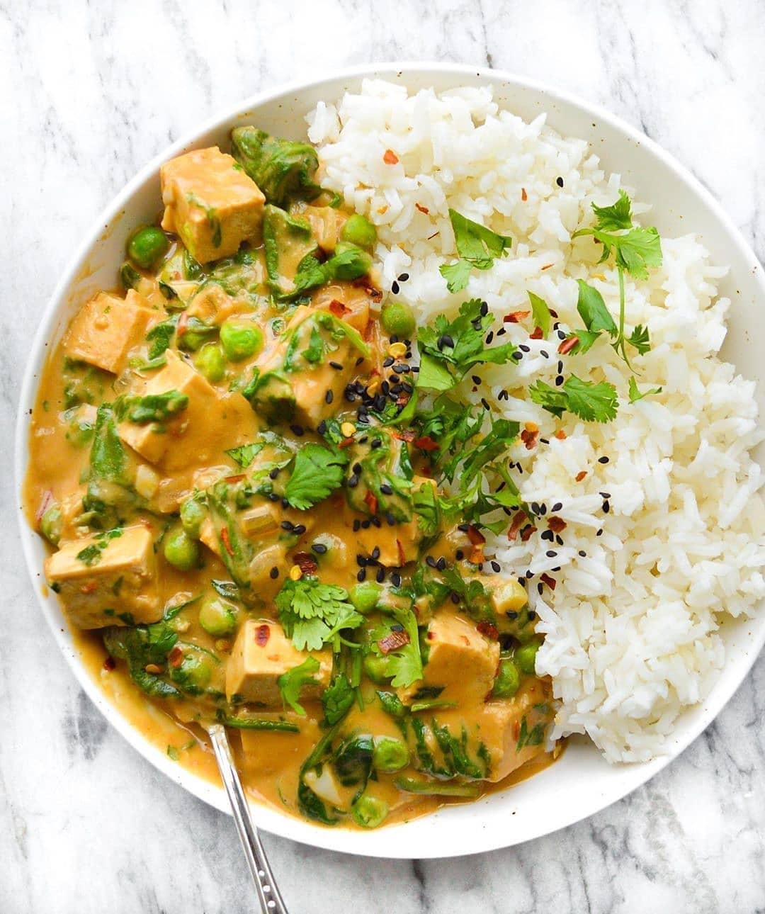 Spicy Peanut Butter Tofu