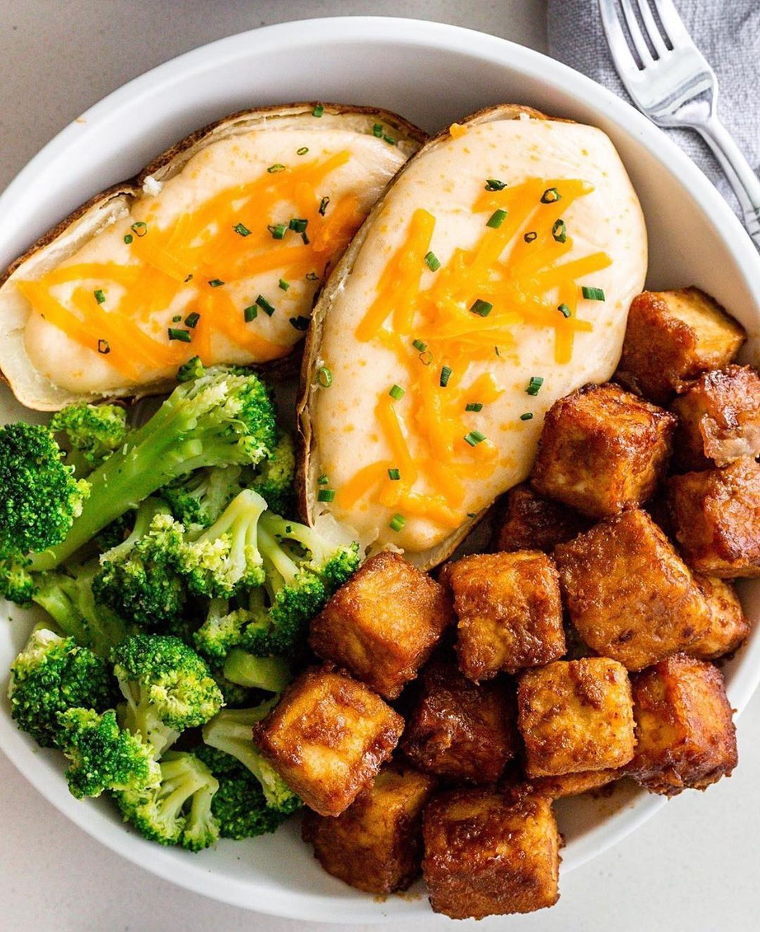 Cheesy Twice Baked Potatoes
