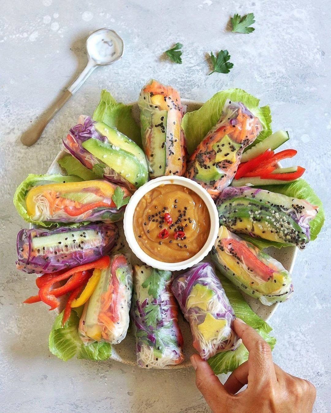 Rainbow Summer Rolls Dipping Sauce