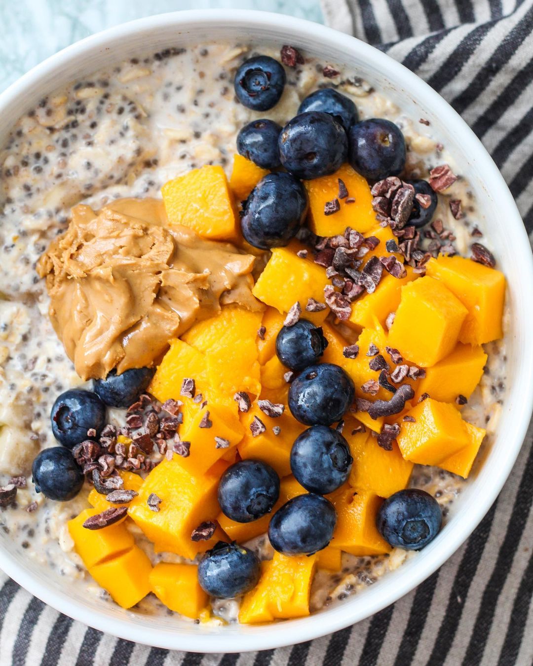 Mango Coconut Oats