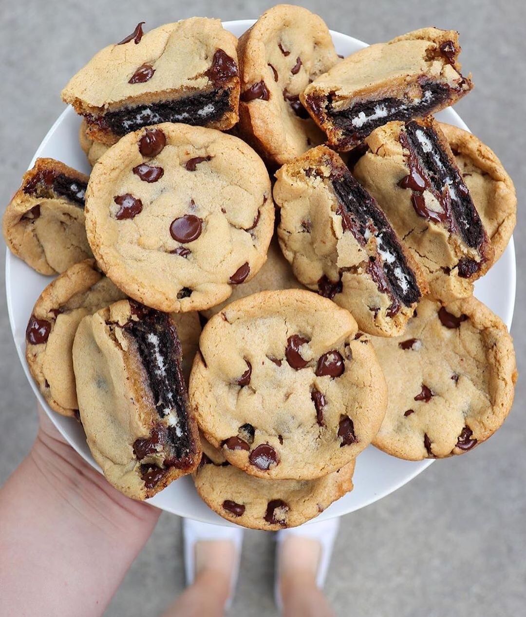 Choc Chunk S'mores Oreo Chocolate Chip Cookies