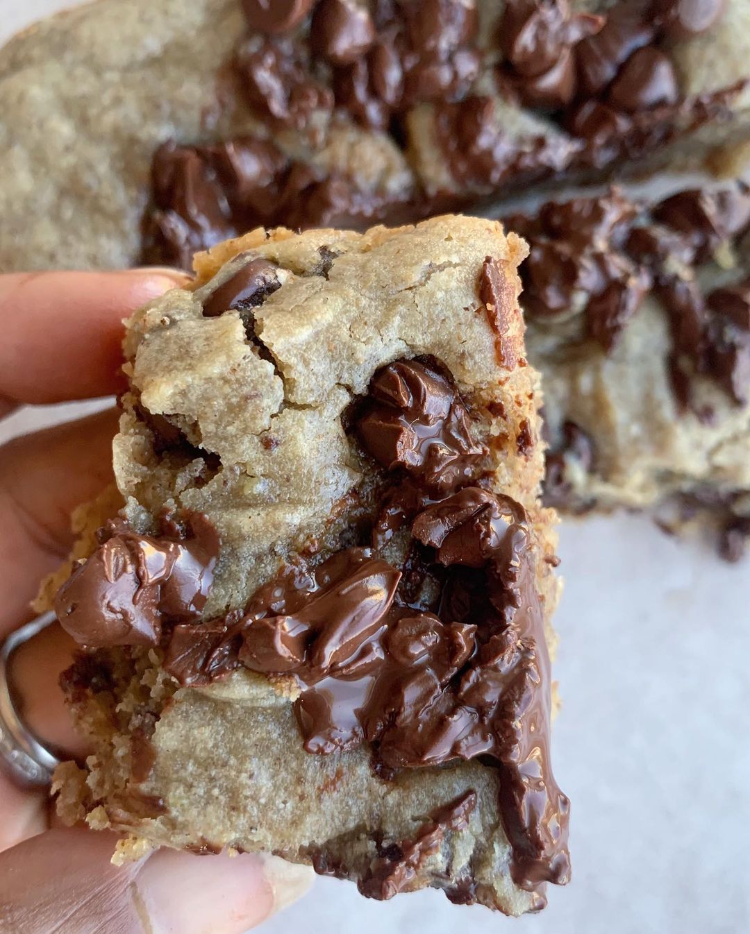 Tigernut Flour Chocolate Chip Blondies