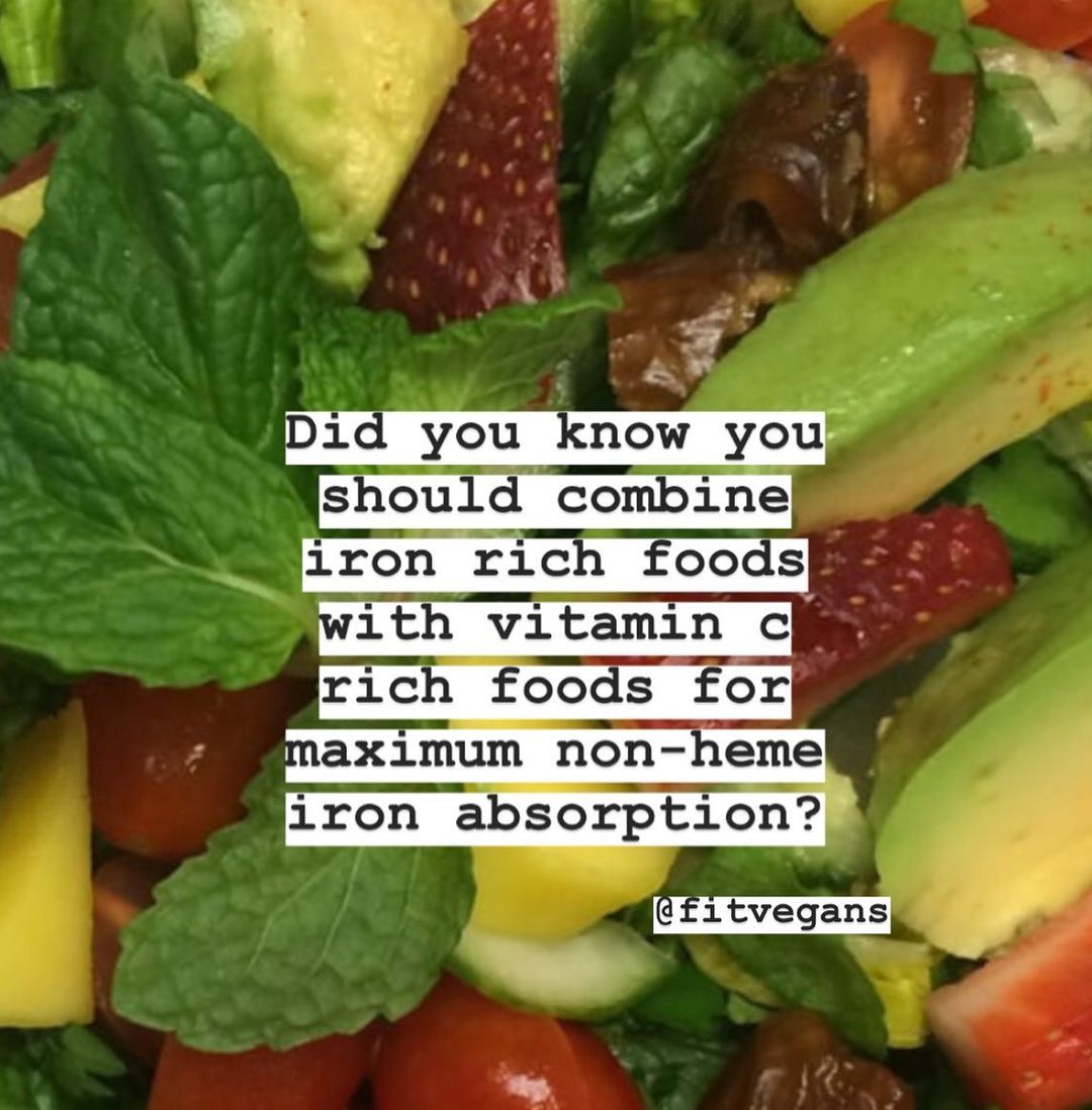 Healthy Iron-Rich Vegan Salad