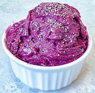 Blueberry Vegan Ice Cream