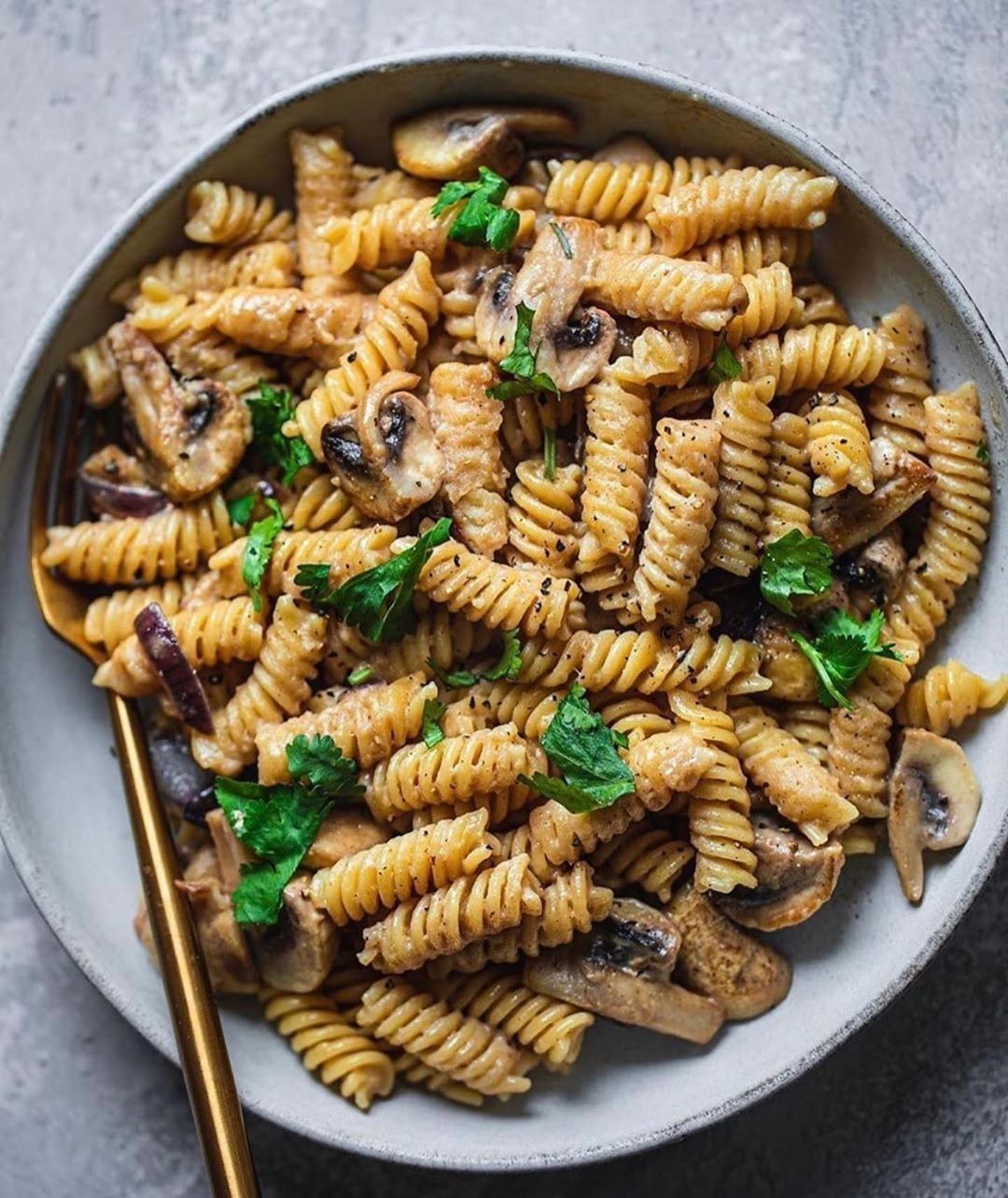 Creamy Vegan Mushroom Pasta