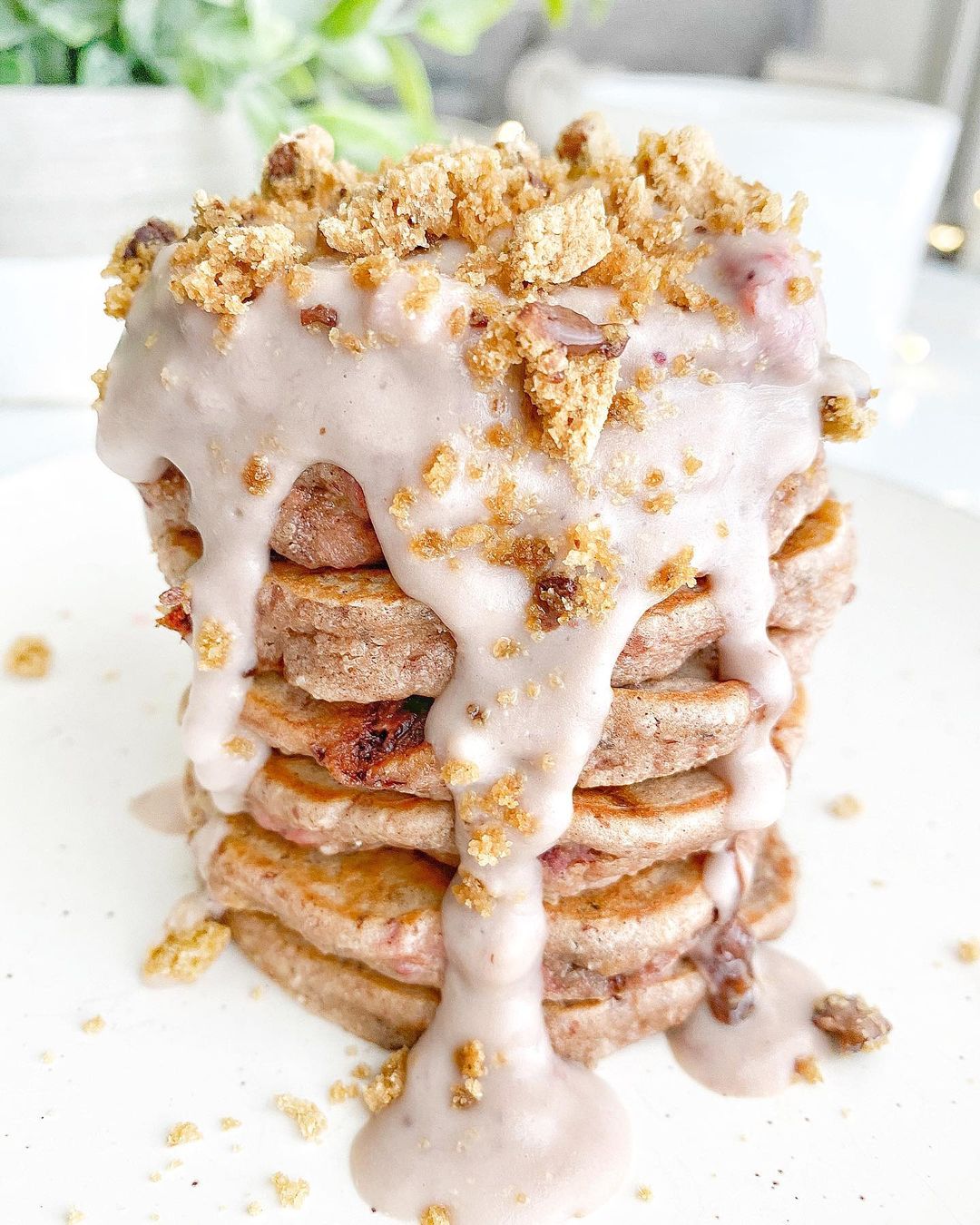 Strawberry Chocolate Chip Cookie Stack