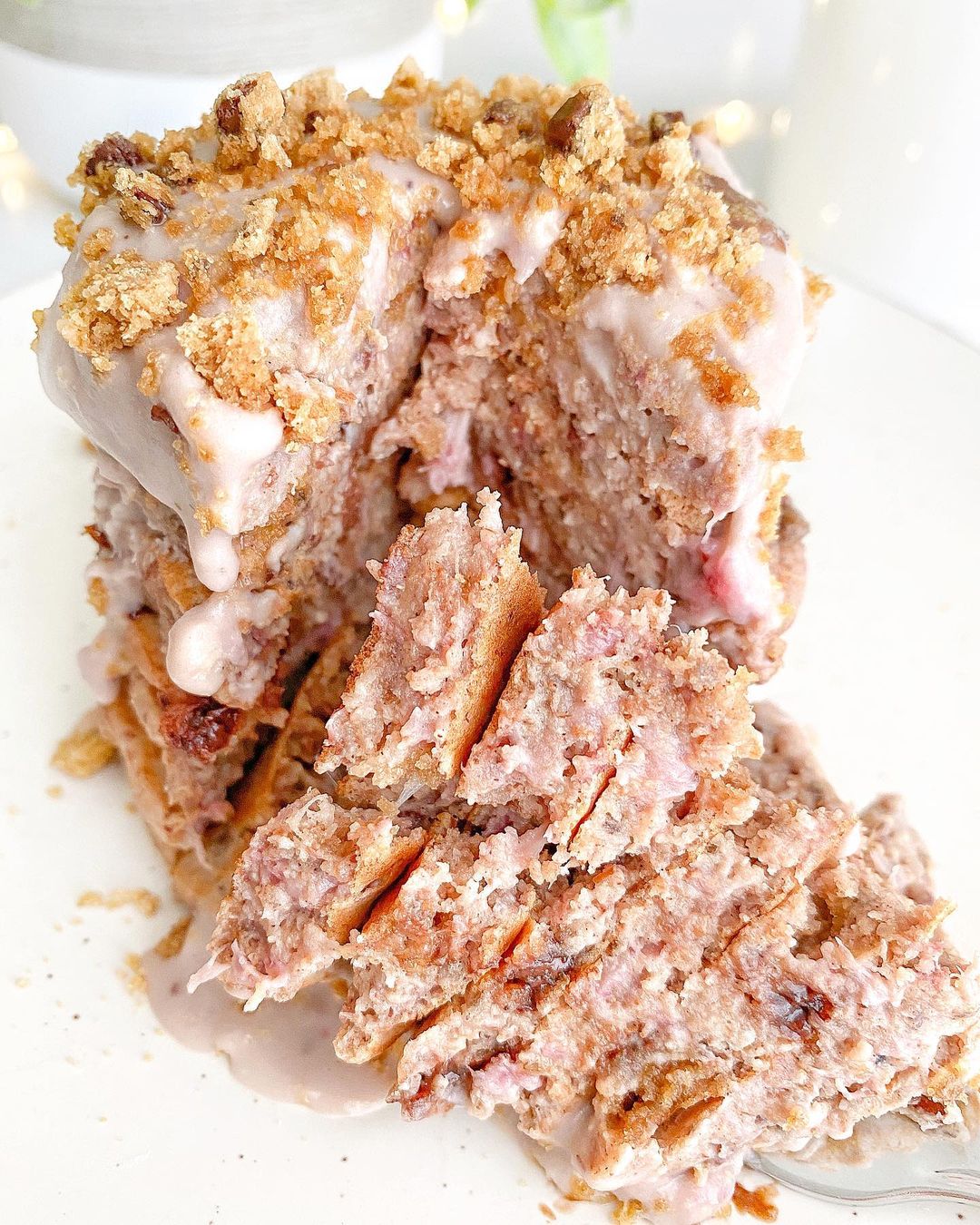 Strawberry Chocolate Chip Cookie Stack