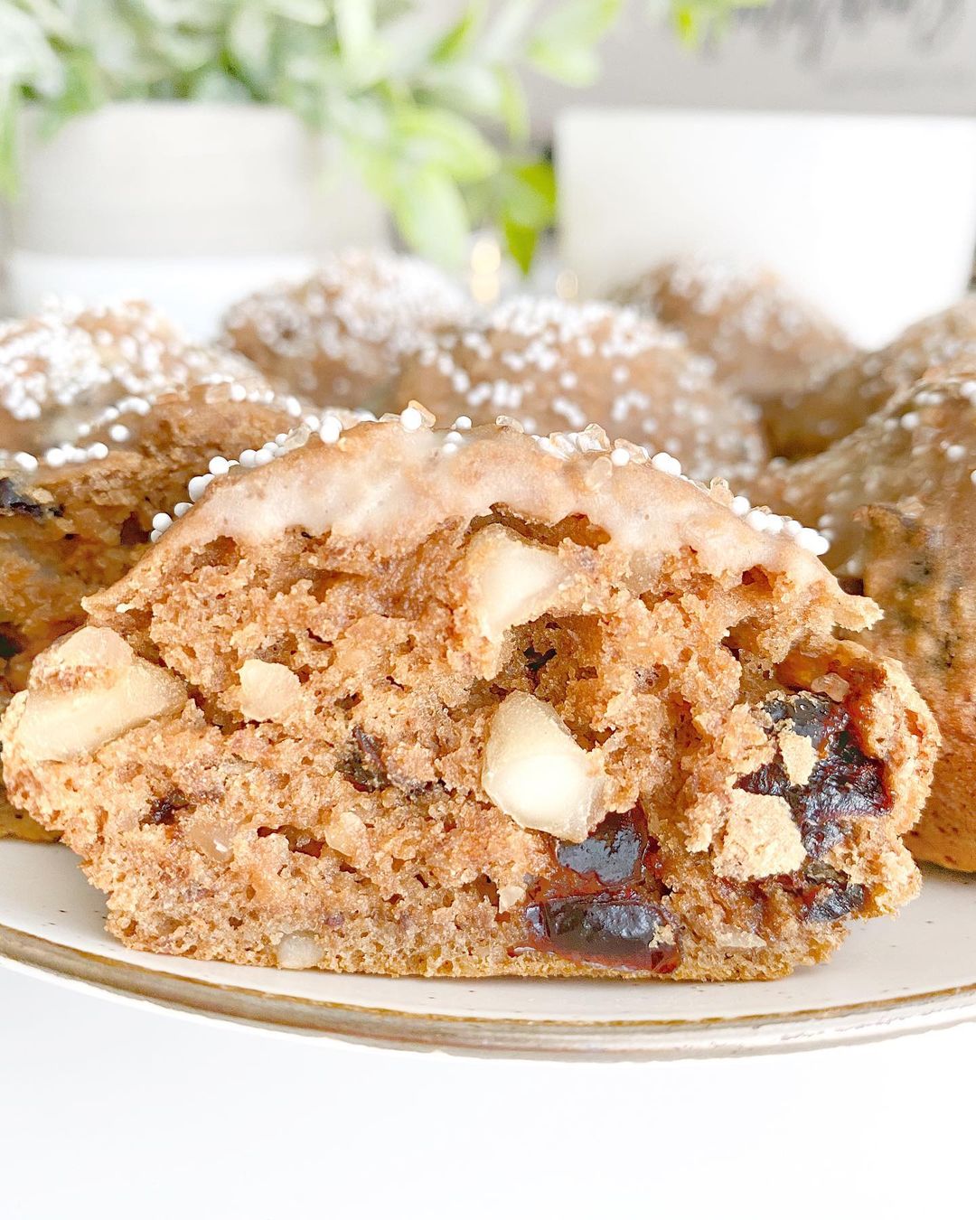 Cranberry Orange Muffins with Macadamia Nuts