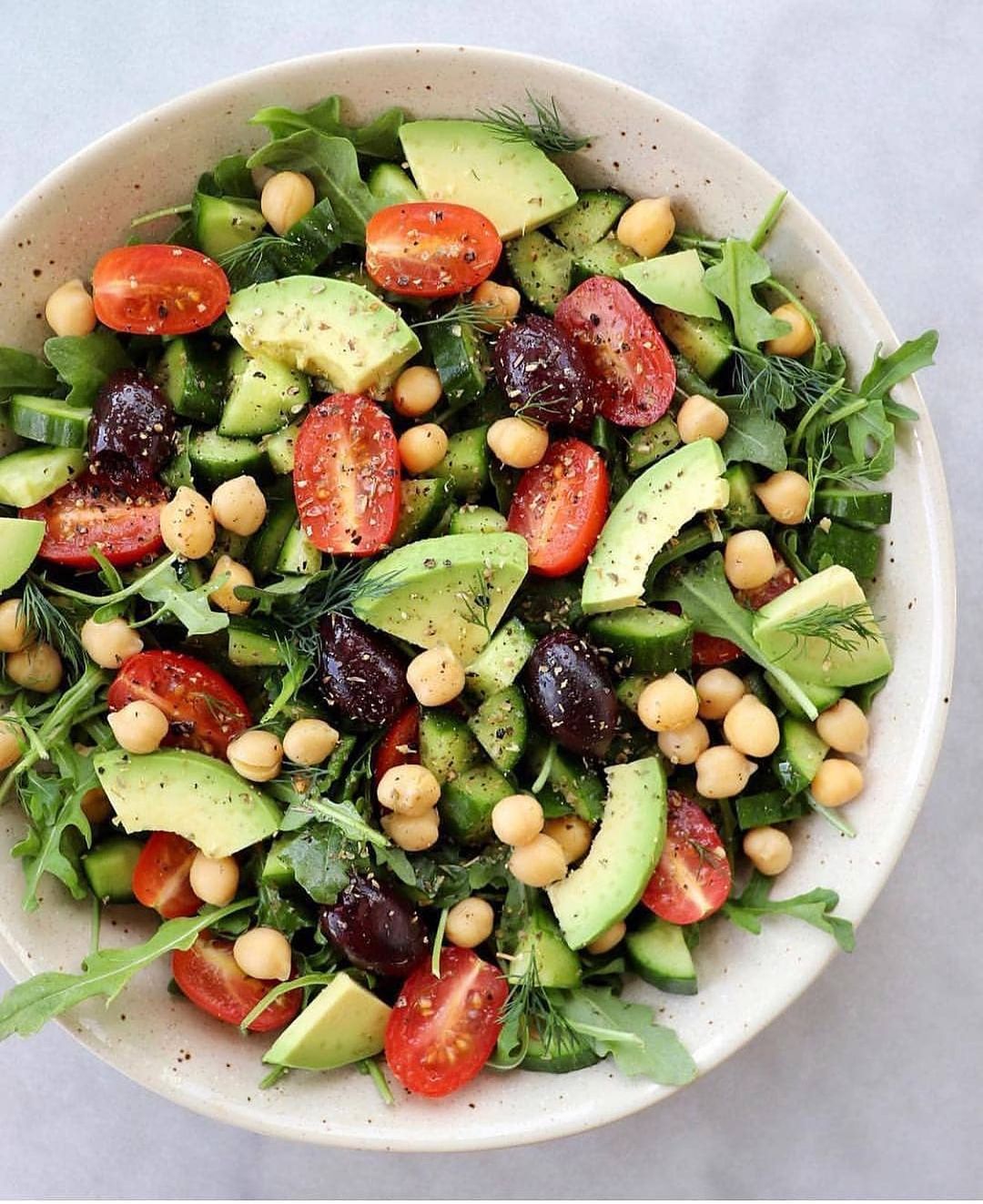 Mediterranean Inspired Vegetable Salad