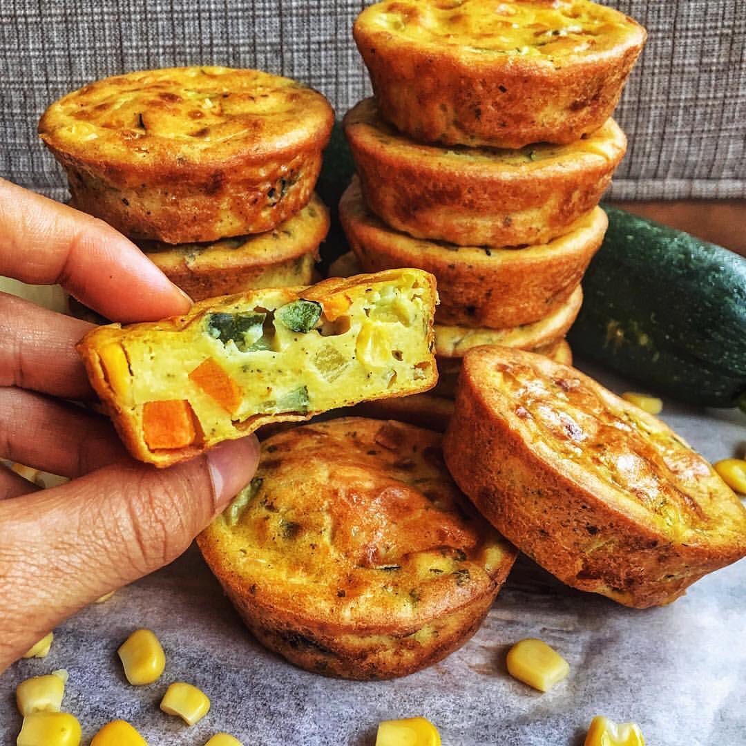 Mini Vegan Veggie Quiches