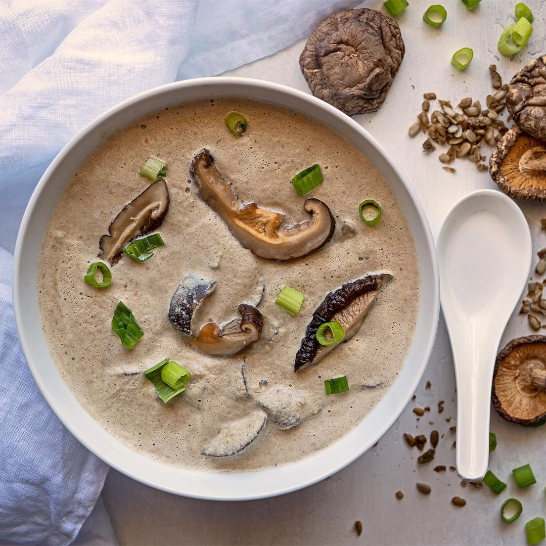Cream of Shiitake Mushroom Soup
